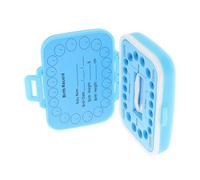 TOYANDONA Caja caja de almacenamiento de de porta de bebe titular de los guardián de los porta para recuerdo de el plastico Blue