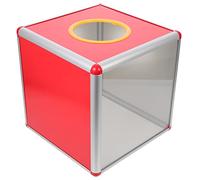 TOYANDONA Caja Caja De Sorteo Contenedor Transparente Boleto De Lotería Caja De Lotería Selector De Número De Lotería Contenedor Para Boletos De Rifa Caja De Donación Urna Multifunción Caja