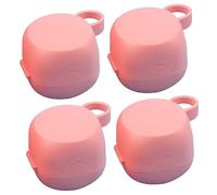TOYANDONA Caja De 4 Piezas Caja De Almacenamiento De Chupete Accesorios Para Chupetes s Clip De Rosa Clips De Personalizados Clips Para Soporte Para