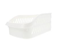 TOYANDONA Caja de Almacenamiento de Sobremesa, Porta Artículos Varios, Mini, Plástico, Blanco, Acceso Fácil, sin Rebabas, para Calcetines y Joyas, Uso en Escritorio y Hogar
