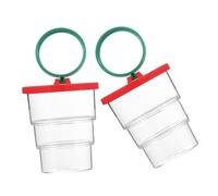 TOYANDONA Caja De Colección para Observación De Insectos Lupa Doble, Hexagonal Transparente, Tamaño Mediano, para Actividades Al Aire Libre, Niños y Jóvenes Exploradores Naturaleza