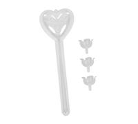 TOYANDONA Caja de Flores de Acrílico Transparente Forma de Corazón, Diseño Único y Multifuncional para Embalaje y Exhibición en Tiendas de Regalos y Arreglos de Plantas
