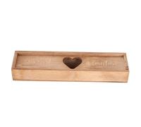 TOYANDONA Caja De Madera para Anuncio De Embarazo Elegante Caja De Recuerdos De Madera para Test De Embarazo Almacenamiento De Artículos Memorias Especiales