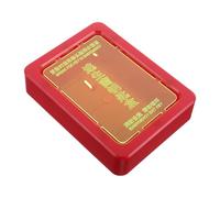 TOYANDONA Caja de Seguridad para Llaves de Emergencia en Pared Color Rojo, Material Abs Resistente Acceso Rápido para Planificación de Escape Interior