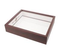TOYANDONA Caja Expositora de Madera Rústica para Tapas de Cerveza y Corchos de Vino con Ranura Superior y Gran Capacidad Adecuada para Decoración de Fiestas