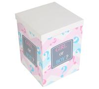 TOYANDONA Caja Plegable para Revelación de Género Globos para Cumpleaños de Ñiño, Accesorio Fotográfico para Shower, Dimensiones 15.7 X 11.8 X 11.8 Pulgadas