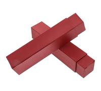 TOYANDONA Cajas de Almacenamiento para Pergaminos y Fotografías 2 Piezas 275X44 CM Papel Resistente Color Rojo Organizador para Obras de Arte y Caligrafía