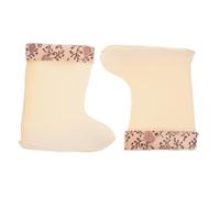 TOYANDONA Calcetines Altos para Botas de Lluvia Mujer Forro Interior de Algodón Grueso y Forrado Polar Talla 37 Cubrebotas Aislantes Impermeables para Invierno y Días Lluviosos