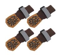 TOYANDONA Calcetines Antideslizantes para Perros 4piezas con Puntos de Tracción Estructura Elástica para Perritos y Perros Adultos en Pisos Duros Aire Libre