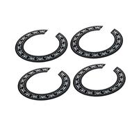 TOYANDONA Calcomañía Decorativa Para Orificio De Sonido De Guitarra Acústica y Clásica, 4 Piezas De 94 Mm De Diámetro Interior, Rosetas Autoadhesivas Para Embellecer La Boca Del Instrumento