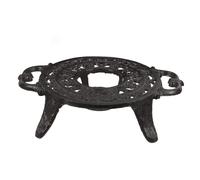 TOYANDONA Calentador de Tetera de Hierro con Base Trípode Estable y Diseño de Portavelas Decorativo Café y Leche Hogar y Oficina