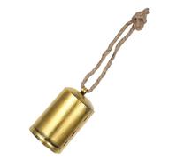 TOYANDONA Campana de Vaca Vintage de Latón 1016 CM X 6 CM Campana Antigua Colgante para Decoración Navideña Adorno Rústico Metálico para Árbol y Hogar Cencerro Decorativo Único