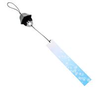 TOYANDONA Campana de Viento Colgante de Hierro Vintage para Campanilla Decorativa Ligera con Sonido Relajante Colgante para Interiores y Exteriores Estilo Japonés