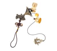 TOYANDONA Campanilla de Viento para Jardín Decoración Colgante Exterior Campana Musical para Entrada Acústico de Puerta Adorno Feng Shui Sonido Agradable Decoración de Patio y