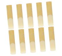 TOYANDONA Cañas para Saxofón Tenor 2.5 Dureza, Pack de 20 Unidades, Accesorio para Instrumentos de Viento, Cañas de Saxo Tradicionales para Reemplazo y Uso Profesional