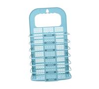 TOYANDONA Canasta de Comida para Loros alimentador de Frutas pájaros Jaula comedero pajaros Bird Feeder Cesta de Comida para Loros Suministros para de compañía el plastico Sky-Blue