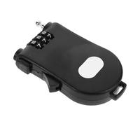 TOYANDONA Candado de Cable de Acero Combinación para Bicicleta y Mochila, Diseño Antirrobo Ligero en Abs y Hierro, Adecuado para Proteger Equipaje y Casco