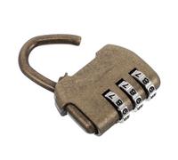 TOYANDONA Candado para Equipaje Pequeño de Aleación de Zinc Combinación de 3 Dígitos, Estilo Vintage, Mini Cerradura para Taquilla de Gimnasio y Caja Artesanal, Accesorio Seguro para Viaje