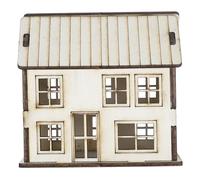 TOYANDONA Casa En Miniatura Casa De Pan De Jengibre Navidad Estatua del Pueblo Navideño Pueblo Navideño De Bricolaje Kits De Modelos De Villas Rústicas Madera Beige