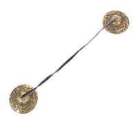 TOYANDONA Cascabeles De Dorados Hechas Mano Carillón De Platillos De Instrumento De Percusión Para Yoga y Meditación Casa