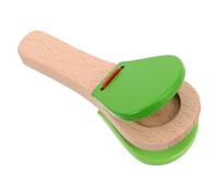 TOYANDONA Castañuelas de Madera para Instrumento de Percusión Rítmico Juguete Musical de Madera para Educación Temprana para Actividades de Música Montessori