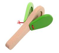 TOYANDONA Castañuelas de Madera para Instrumentos Musicales de Madera Montessori Juguetes Musicales para Educación Temprana el Aula