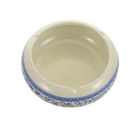 TOYANDONA Cenicero de Cerámica Decorativo Azul, Resistente al Calor, Interior Espacioso para Balcón, Jardín y Escritorio, Accesorio Creativo para Fumar y Decoración del Hogar