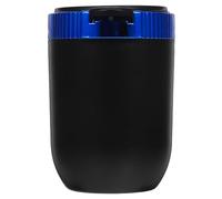 TOYANDONA Cenicero para Coche de Acero Inoxidable y Abs Tapa y Luz Led, Diseño Multifuncional que Previene Olores Accesorio Interior para Automóvil