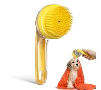 TOYANDONA Cepillo de Baño con Dispensador de Champú Integrado para Perros y Gatos Pequeño Silicona Suave y Mango Ergonómico para Fácil Manejo y Masaje Básico