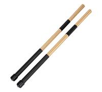 TOYANDONA Cepillo De Batería De Madera Para Jazz Varillas De Bambú Escobillas Escobillas