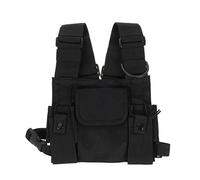 TOYANDONA Chaleco Táctico Tipo Mochila De Pecho Arnés De Pecho para Radio para Hombre para Actividades Al Aire Camping o Senderismo Resistente y Cómoda