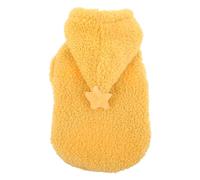 TOYANDONA Chaqueta Polar para Perros Pequeños Forro de Felpa Agradable y Diseño de Estrella, Ropa de Invierno Cálida y Fácil de Poner para Cachorros de 2.5 a 4 Kg en Interiores y Exteriores