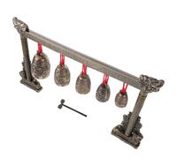 TOYANDONA Chime de Simulación de Bronce con Diseño de Dragón Instrumento de Percusión Chino para Decoración y Creación Musical