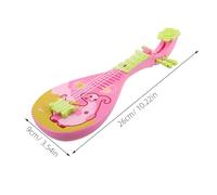 TOYANDONA Chinese Lute Model Toy For Lightweight Traditional Pipa With Cartoon Dinosaur Pattern Safe String Instrument For Education Photography And Performance Prop