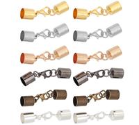 TOYANDONA Cierres de Langosta de Metal para Pulseras y Collares 60 Piezas 4Mm Oro K Oscuro Antiguo Kc Oro Accesorios para Bricolaje y Fabricación de Joyas