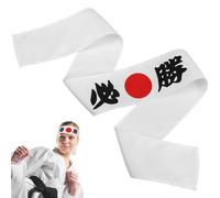 TOYANDONA Cintas para La Cabeza de Karate - Cintas para La Cabeza de Karate Estilo Samurái Ninja Japonés, Bandana para Chef de Sushi Japonés, Diadema Ajustable con Lazo para Deportes