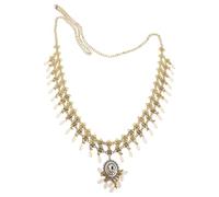 TOYANDONA Cinturón de Cadena Boho con Flecos y Piedras Geométricas para Mujer Estilo Étnico Retro Cadena Larga Ligera para Fiesta y Uso Diario