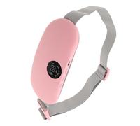 TOYANDONA Cinturón Térmico Portátil con Vibración y Calentamiento Rápido, Diseño Ligero de Silicona y Abs para Calambres Menstruales Adecuado para Trabajo y Viajes