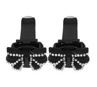 TOYANDONA Clip Ambientador Coche 2 Piezas Lazo Negro Perla para Rejilla Ventilación Difusor Aromaterapia Reutilizable Fragancia y Accesorios Decoración Femenina Interior Vehículo