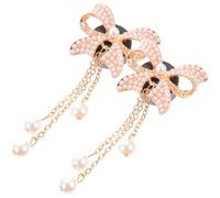 TOYANDONA Clip Ambientador Joya Para Coche 2 Piezas, Decoración Interior Gemas De Imitación, Aromaterapia Para Ventilación, Accesorio Aromático Elegante Para Viajes y Uso Diario