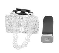 TOYANDONA Clip Ambientador para Ventilación de Coche Adorno de Bolso Plata, Decoraciones Creativas para Automóviles, Aroma Refrescante para Interior Coche, Adecuado para Uso Diario y Viajes