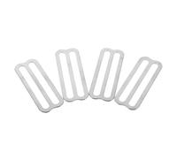 TOYANDONA Clip de Retención para Cinturón de Buceo Acero Inoxidable 1.5 X 5 Cm 4 Piezas, Hebilla para Arnés y Sujeción de Peso, Accesorio Resistente para Equipo de Buceo Submarino