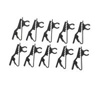 TOYANDONA Clip para Micrófono de Solapa de Hierro Pequeño 6 Mm Juego de 10 Piezas de Pinzas para Collar de Micrófono Accesorios en Estudios Oficinas y Teatro