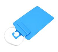 TOYANDONA Clip para Registros Médicos con Gancho Colgante y Tapa Resistente de Plástico Azul para Hospitales y Oficinas, con Comodidad para Uso y Prevención de Pérdidas