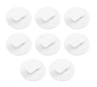 TOYANDONA Clips para Cortina de Baño Autoadhesivos 8 Unidades Pinzas Antisalpicaduras Resistentes al Viento Accesorios Transparentes para Fijar Cortinas y Evitar Derrames en Baño