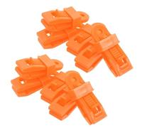 TOYANDONA Clips para Toldos de Carpa Resistentes al Viento, Paquete de 20 Unidades Amarillas, Abrazaderas Impermeables para Lonas y Tiendas de Campaña, Accesorios para Camping y Protección