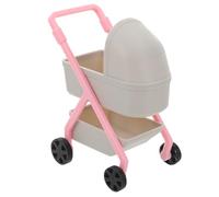 TOYANDONA Cochecito de bebé en Miniatura: Simulación de Cochecito de bebé a Escala 1:12 - Accesorios para casa de muñecas - Juegos de simulación para niños - Decoración de casa de muñecas DIY
