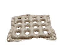 TOYANDONA Cojín Asiento Inflable Cuadrado Beige Almohadilla Antiescaras Para Silla Hogar Oficina y Exterior Resistente y Fácil Limpieza Multifuncional Para Jardín y Viajes