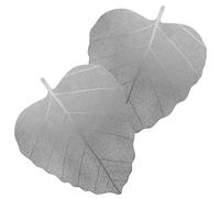 TOYANDONA Coladores de Té Filtro de Malla Fina en Forma de Hoja de Acero Inoxidable Resistente a Altas Temperaturas Paquete de 2 Piezas para Oficina y Hogar para Amantes del Té