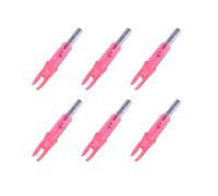 TOYANDONA Colas de Flecha LED Iluminadas Rojo para Eje de 6,2 Mm Función Manual On/Off y Material Abs, Paquete de 6 Piezas para Accesorios y Tiro